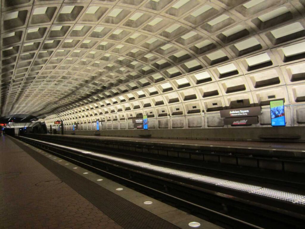 ワシントンD.C.の地下鉄乗り場