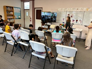 ハワイと日本の子どもたちが参加する第3回日本語オンライン交流レッスンの様子